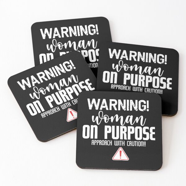 Item preview, Warning! Woman On Purpose, Approach With Caution designed and sold by OnPurposeMarket.
