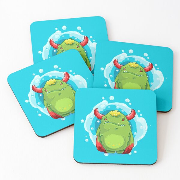 Item preview, Cute Burly Friendly Monster designed and sold by PosterpartyCo.