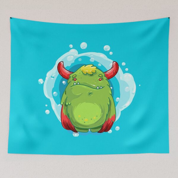 Item preview, Cute Burly Friendly Monster designed and sold by PosterpartyCo.