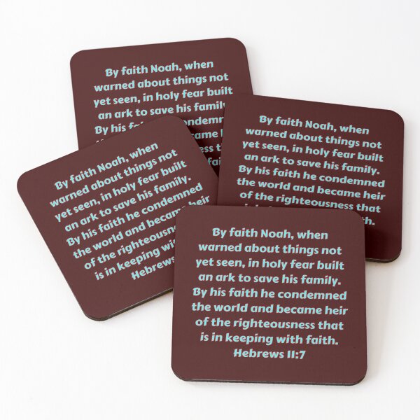 Item preview, Bible Verse Hebrews 11:7 designed and sold by Prayingwarrior.