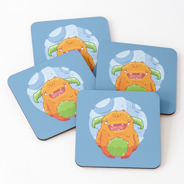 Item preview, Cute Burly Friendly Orange Monster designed and sold by PosterpartyCo.