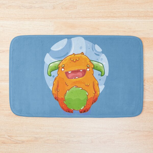Item preview, Cute Burly Friendly Orange Monster designed and sold by PosterpartyCo.
