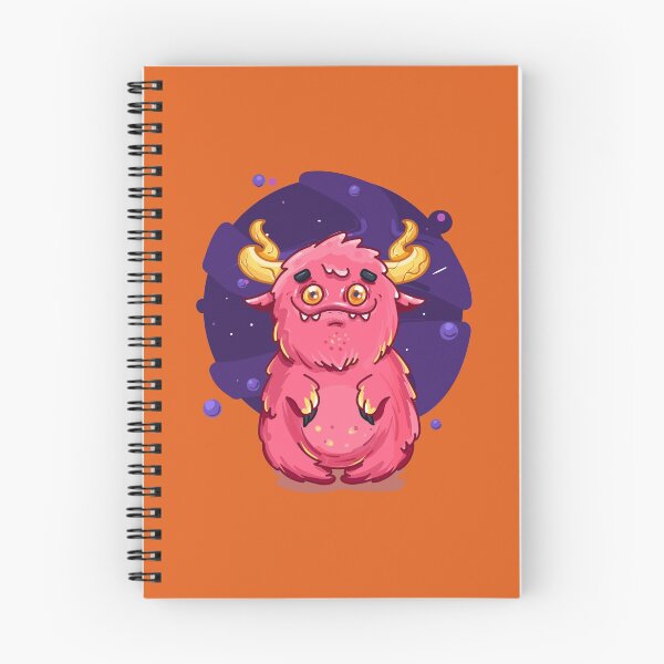Item preview, Cute Burly Friendly Pink Monster designed and sold by PosterpartyCo.