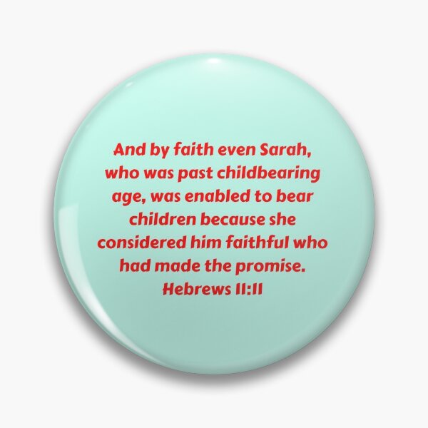 Item preview, Bible Verse Hebrews 11:11 designed and sold by Prayingwarrior.
