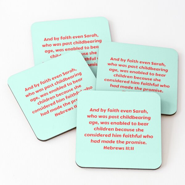 Item preview, Bible Verse Hebrews 11:11 designed and sold by Prayingwarrior.