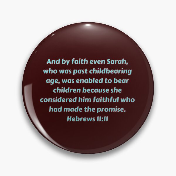 Item preview, Bible Verse Hebrews 11:11 designed and sold by Prayingwarrior.