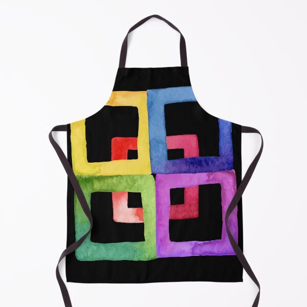 Item preview, Colorful rainbow square pattern designed and sold by Creative-draw.