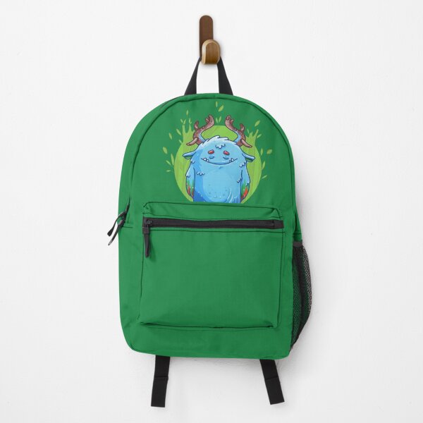 Item preview, Cute Burly Friendly Monster in Forest designed and sold by PosterpartyCo.