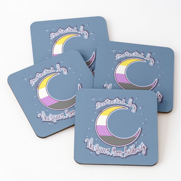 Item preview, Queer Moon (variante no binaria) designed and sold by peachie keane art.