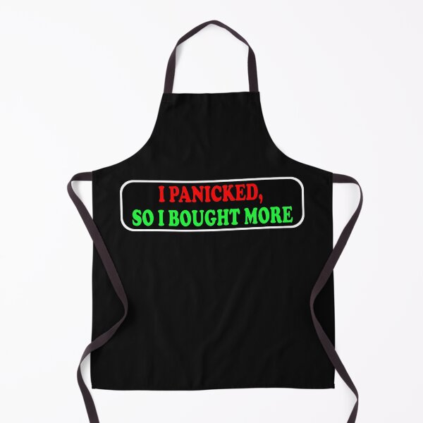 Item preview, I Panicked So I Bought More Essential Sticker designed and sold by SW33TSP0T.