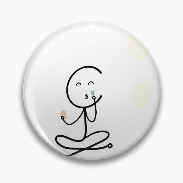 Item preview, Stickman blowing colourful bubbles designed and sold by twosleepyheads.