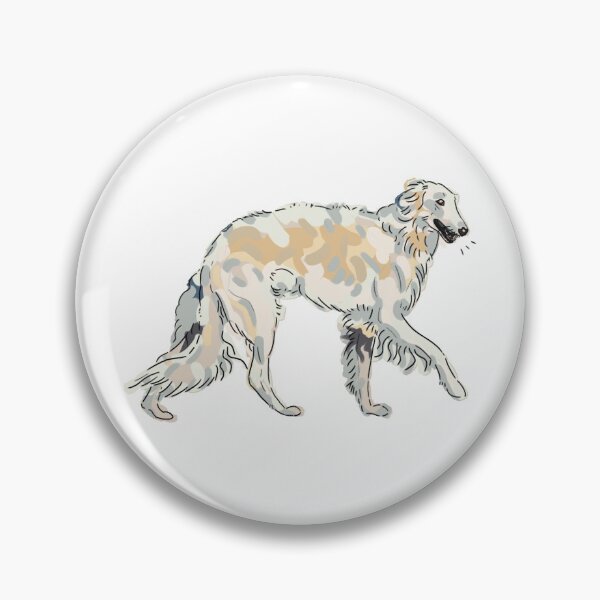 Item preview, Borzoi Illustration (White) designed and sold by sophiesophs.