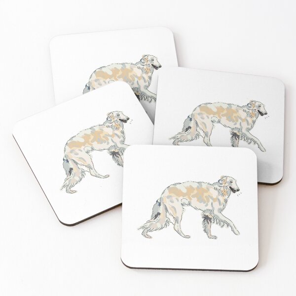 Item preview, Borzoi Illustration (White) designed and sold by sophiesophs.