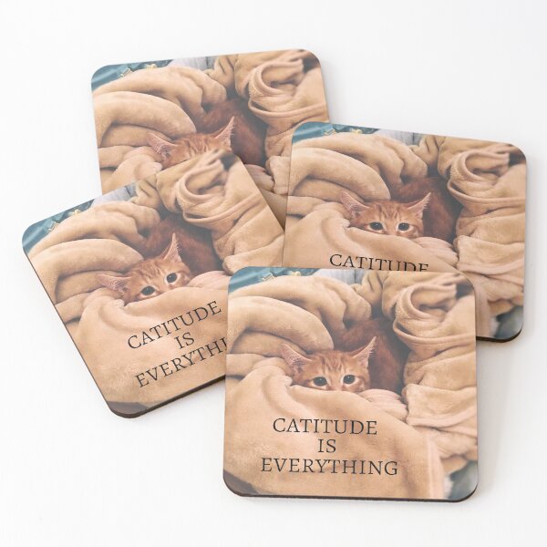 Item preview, Catitude is everything. designed and sold by goldennrosess.