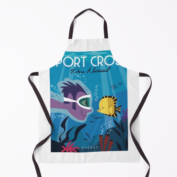 Item preview, Port Cros poster designed and sold by GAGodel.
