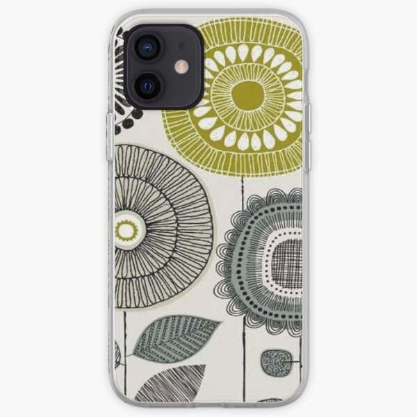 abstract scandinavian - orla floral design iPhone Soft Case