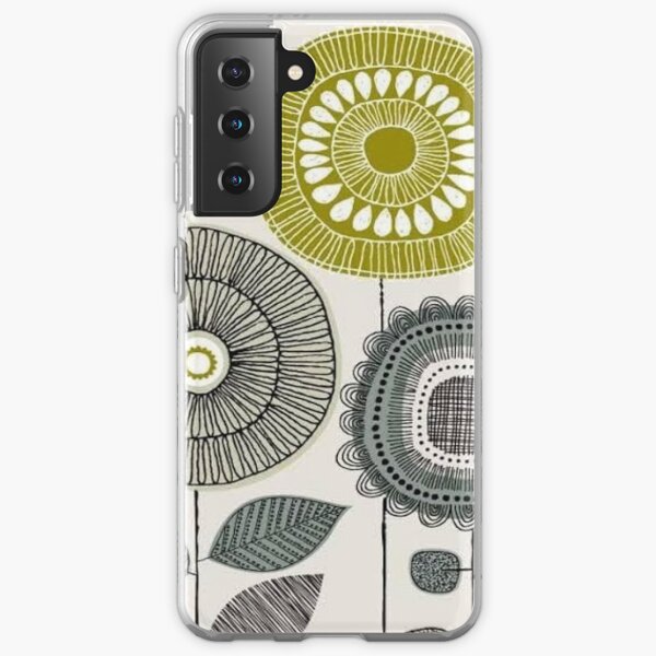 abstract scandinavian - orla floral design Samsung Galaxy Soft Case