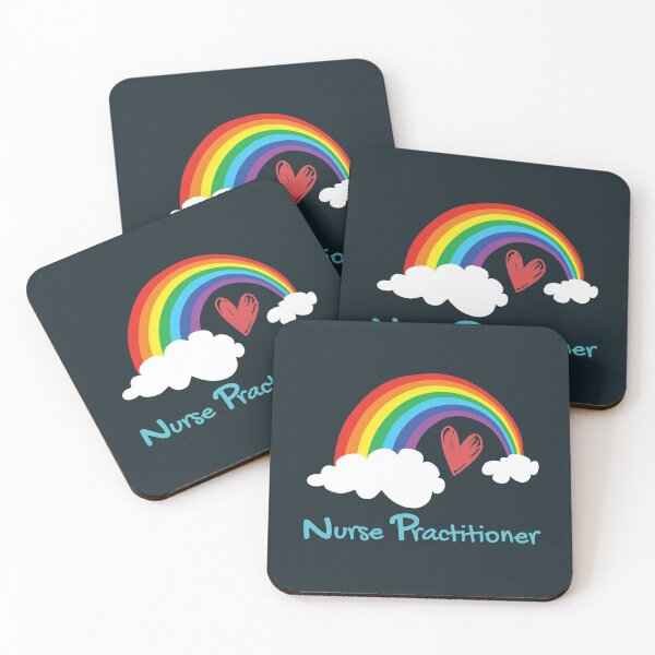 Item preview, Nurse Practitioner Rainbow, Nurse gift designed and sold by Loyaltees Apparel.