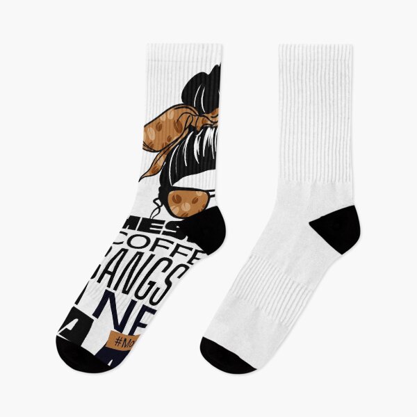 Item preview, Messy Bun Coffee Run Gangsta Rap Necesito una vida de mamá de siesta designed and sold by Mixture-DESIGN.
