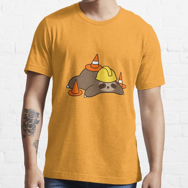 Road Worker Sloth Essential T-Shirt