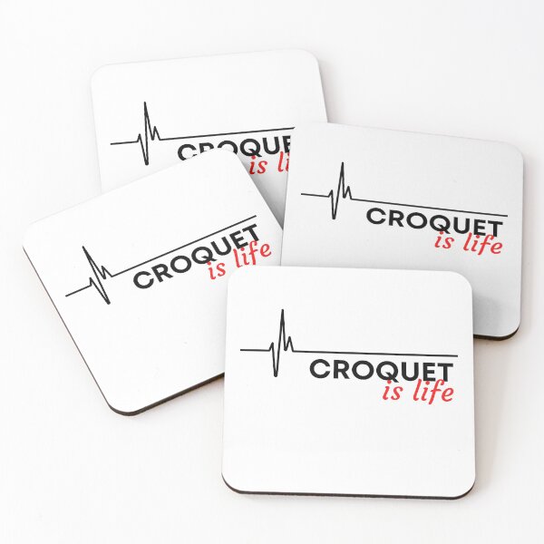Item preview, Croquet is life designed and sold by TheGreenGoat.