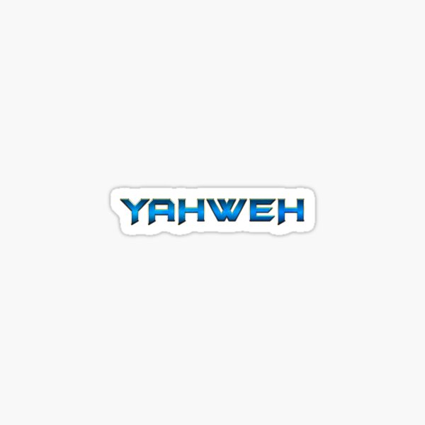 12" Long Yahweh YHWH Israël Juif Hébreux Autocollant Décalque Pour Pare-brise pare-chocs