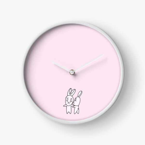 rabbit couple Clock