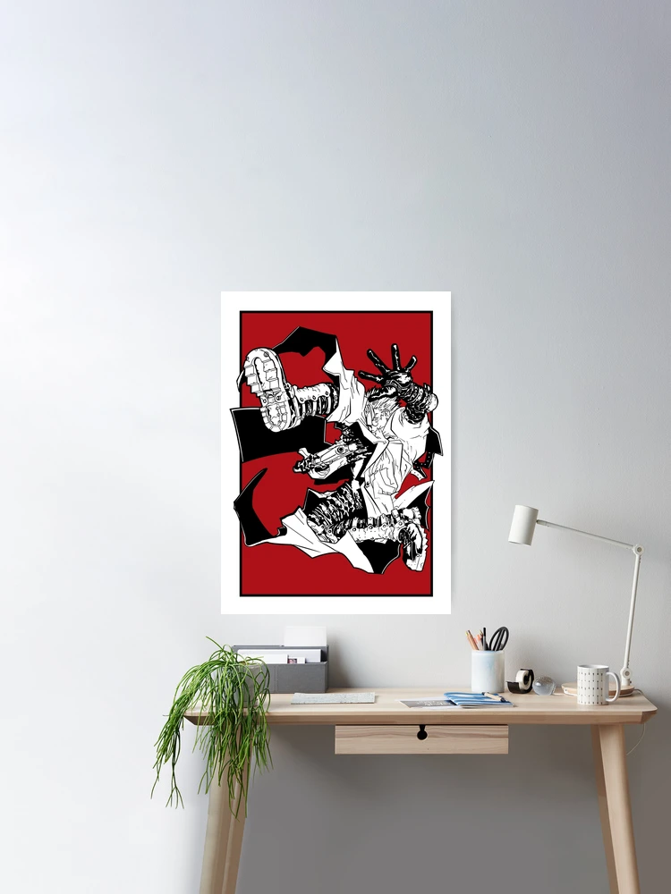 Quadro Decorativo Trigun Vash Poster Emoldurado 23x33cm