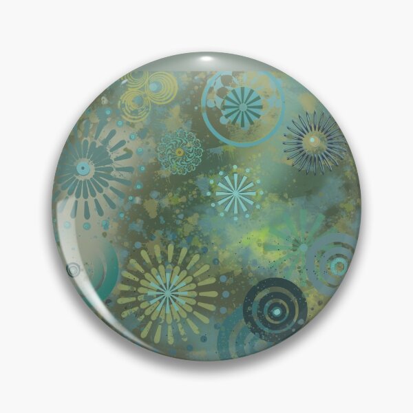 Item preview, mandala desigual green designed and sold by carole legeron.