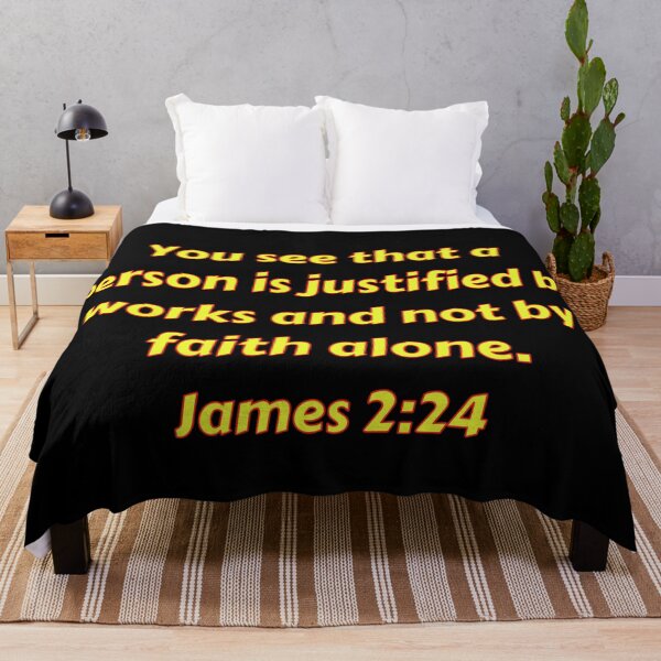 Item preview, Bible Verse James 2:24 designed and sold by Prayingwarrior.