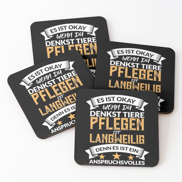 Artikelvorschau, WENN DU DENKST TIERE PFLEGEN IST LANGWEILIG entworfen und verkauft von Spirit-Designs.