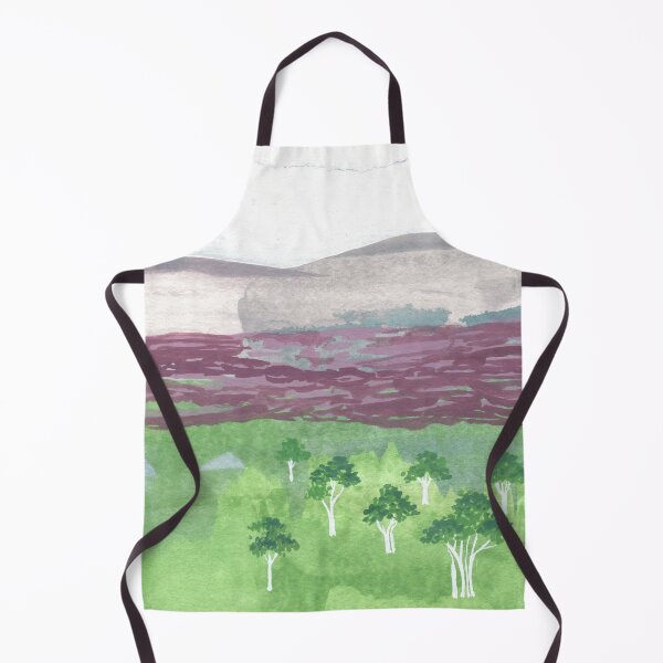 Item preview, Australian landscape with white trees designed and sold by Paper Den.