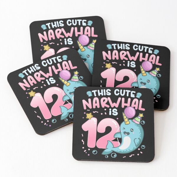 Item preview, 12th Birthday Narwhal designed and sold by CreativeGiftShp.
