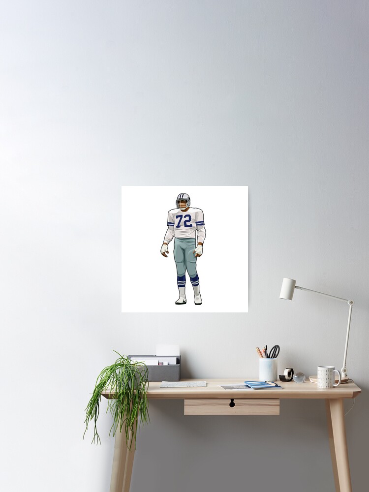 Ed Too Tall Jones Poster for Sale by HeavenBeat