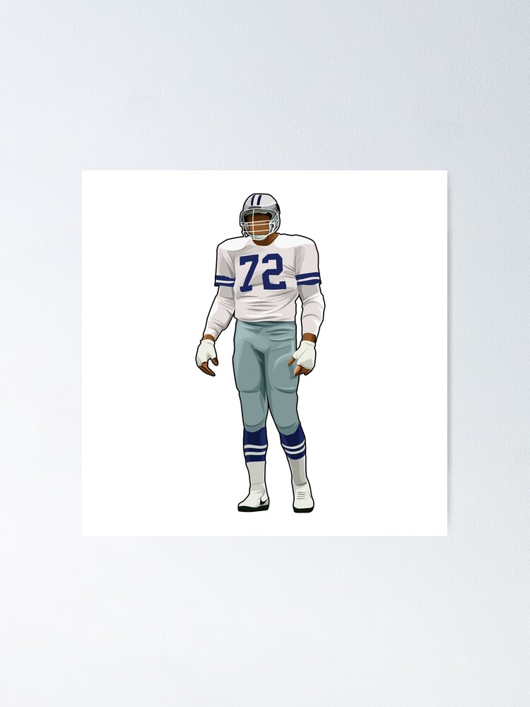 Ed Too Tall Jones Poster for Sale by HeavenBeat