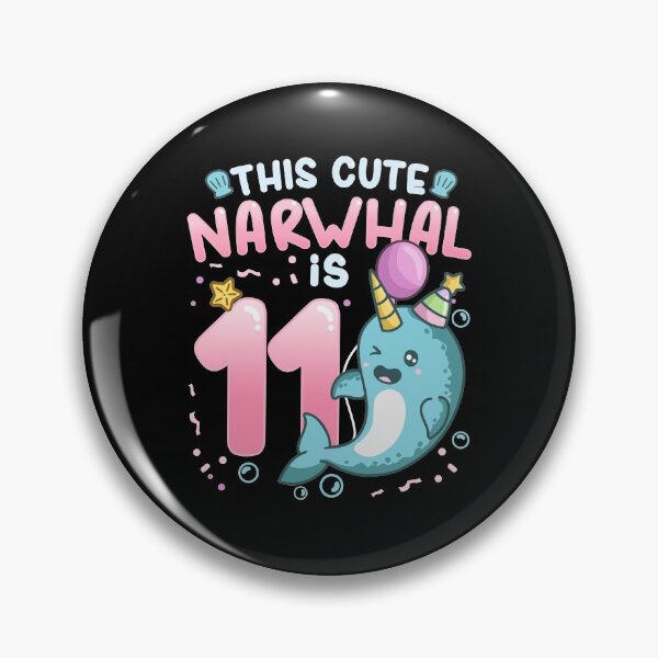 Item preview, 11th Birthday Narwhal designed and sold by CreativeGiftShp.