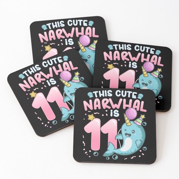 Item preview, 11th Birthday Narwhal designed and sold by CreativeGiftShp.