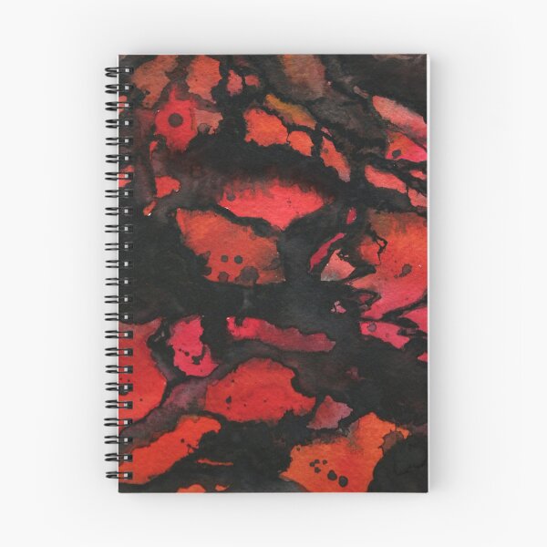 Item preview, Volcano Eruption Watercolour - Inspired to the new eruption in Iceland! designed and sold by Loopyful Design.