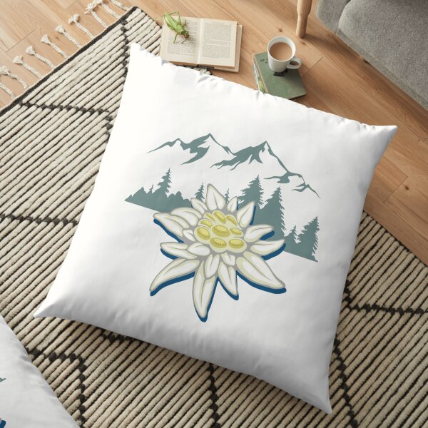 Edelweiss Blume Bodenkissen
