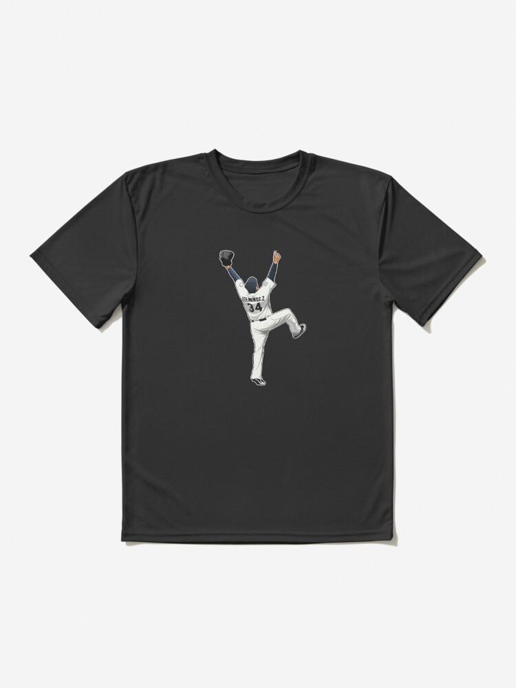 Felix Hernandez #34 King Felix Active T-Shirt for Sale by HeavenBeat