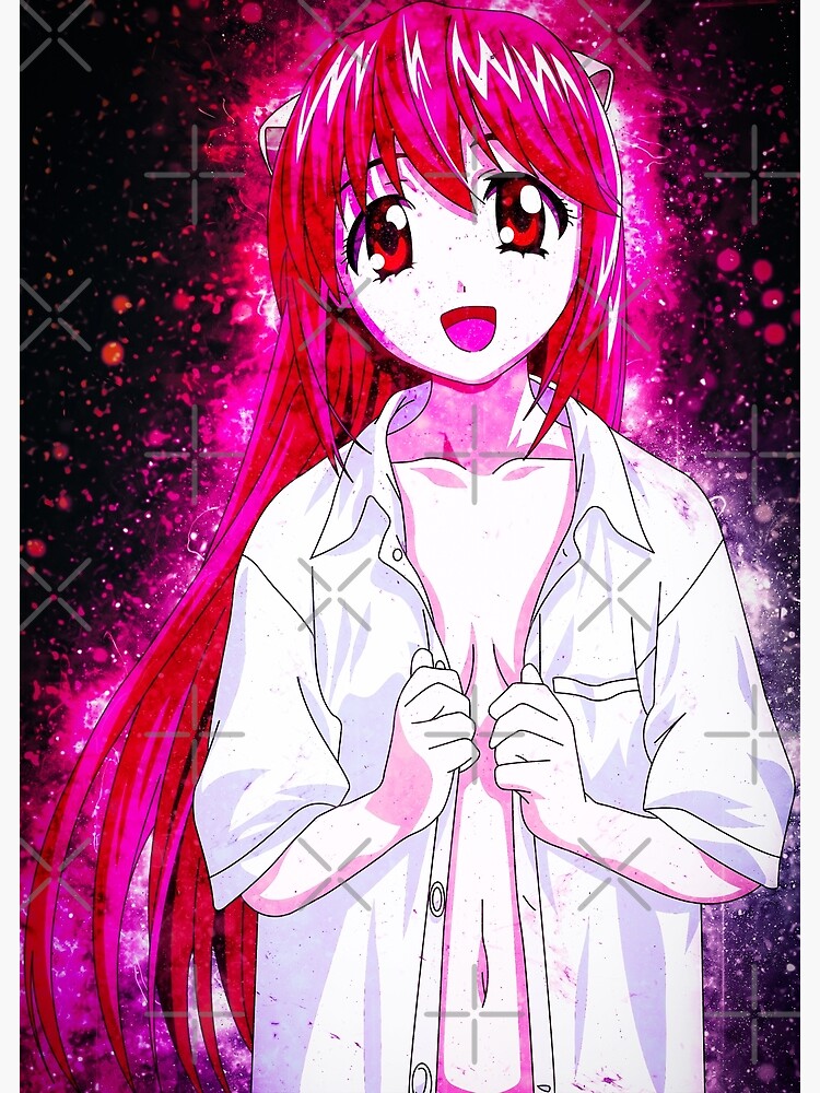 Lucy Kaede Elfen Lied Anime Girl Fanart Poster for Sale by Spacefoxart