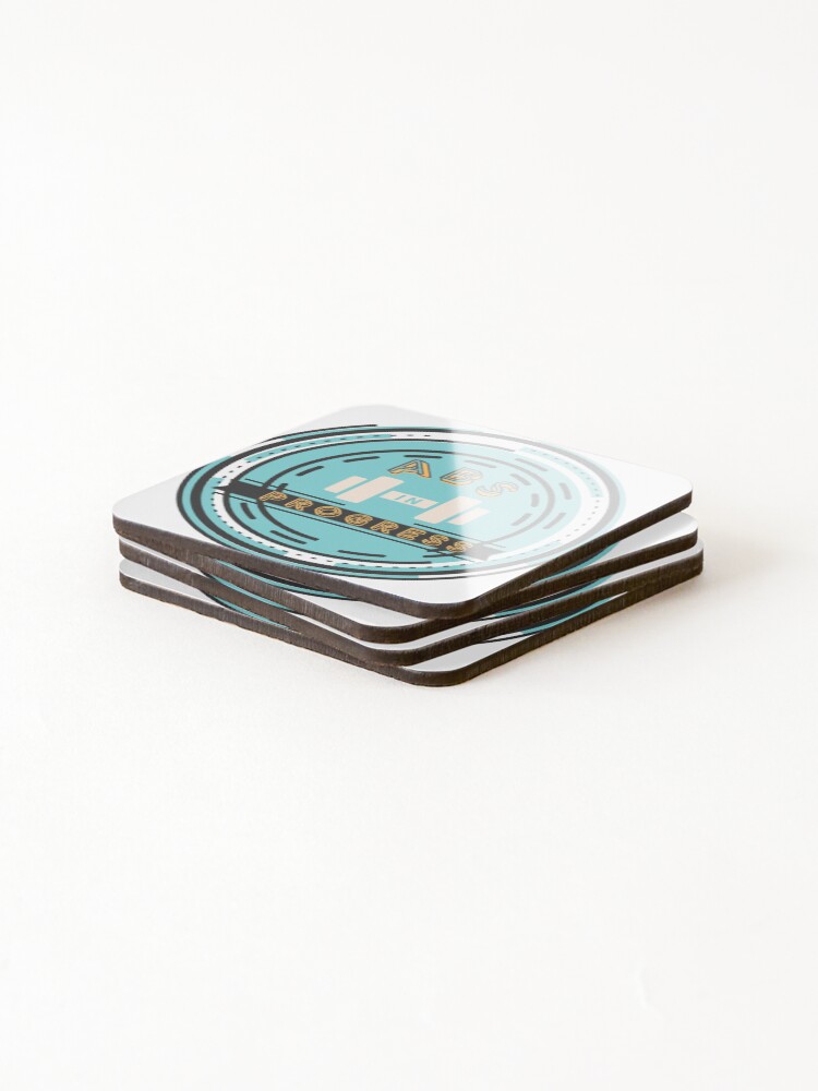 Thumbnail 4 of 5, Coasters (Set of 4), Abs In Progress designed and sold by WeStarDust.