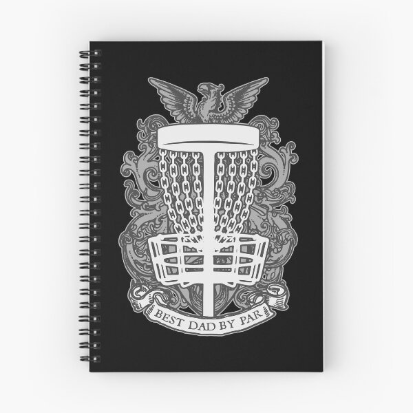 Item preview, Best Dad By Par Disc Golf Basket Chains Vintage Coat Of Arms designed and sold by GrandeDuc.