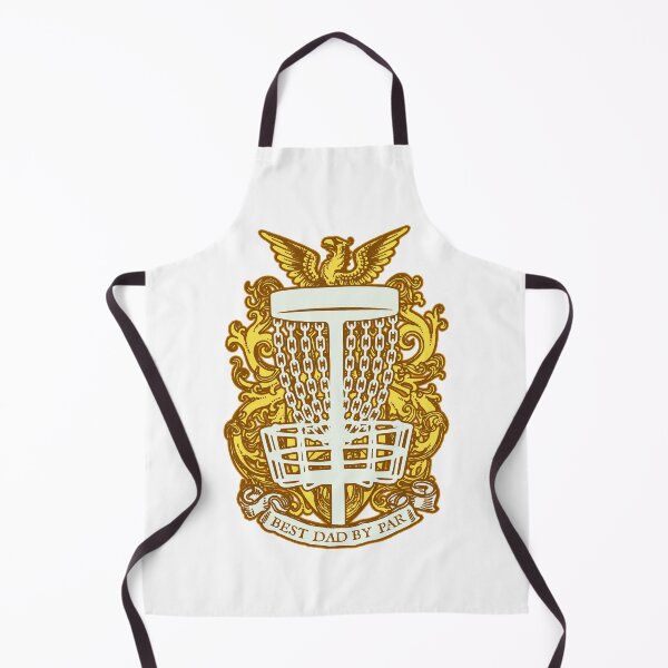 Item preview, Best Dad By Par Disc Golf Basket Chains Vintage Coat Of Arms designed and sold by GrandeDuc.