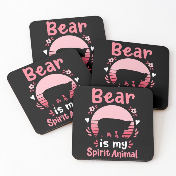 Item preview, Bear Spirit Animal Retro designed and sold by CreativeGiftShp.