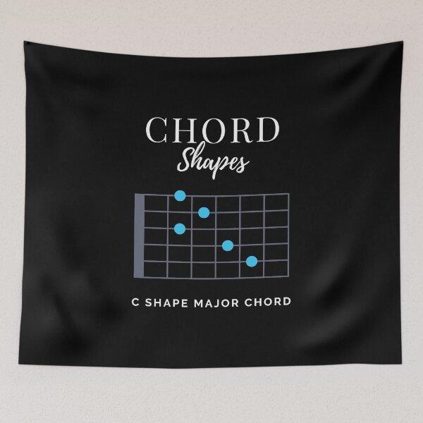 Item preview, Chord Shapes C Shape Major Chord Tabs designed and sold by nightsworthy.