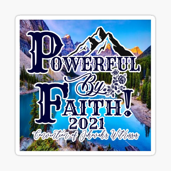 Item preview, Powerful by Faith! 2021 Convention of Jehovah's Witnesses designed and sold by CAISHEM DESIGNS.