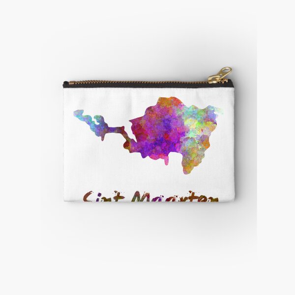 Item preview, Sint maarten map in watercolor designed and sold by paulrommer.