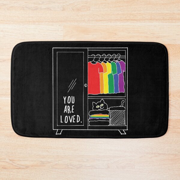 Item preview, Closet Pride lgbtq Black Cat designed and sold by bittergodart.
