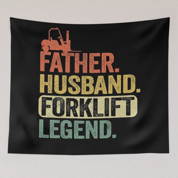 Item preview, Father Husband Forklift Legend Operator Driver Dad Gift designed and sold by Stronzi.